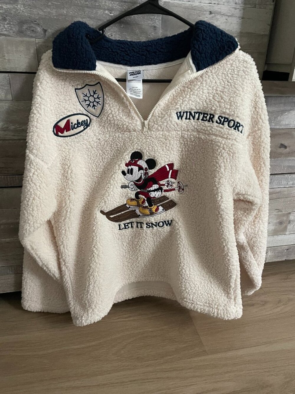 Sherpa quarter zip pullover